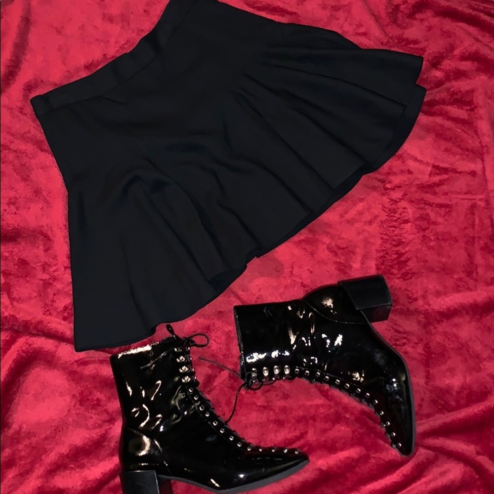 Robert Rodriguez Black Skater skirt